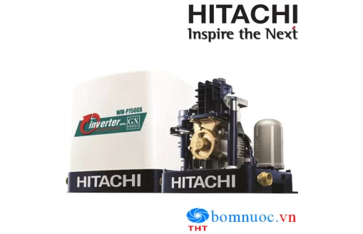 Máy bơm tăng áp tự động Inverter Hitachi WM-PV750GX2 750 W
