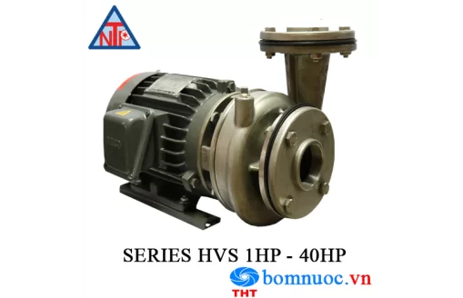Máy bơm ly tâm công nghiệp đầu inox NTP TECO HVS380-12.2 205 3HP
